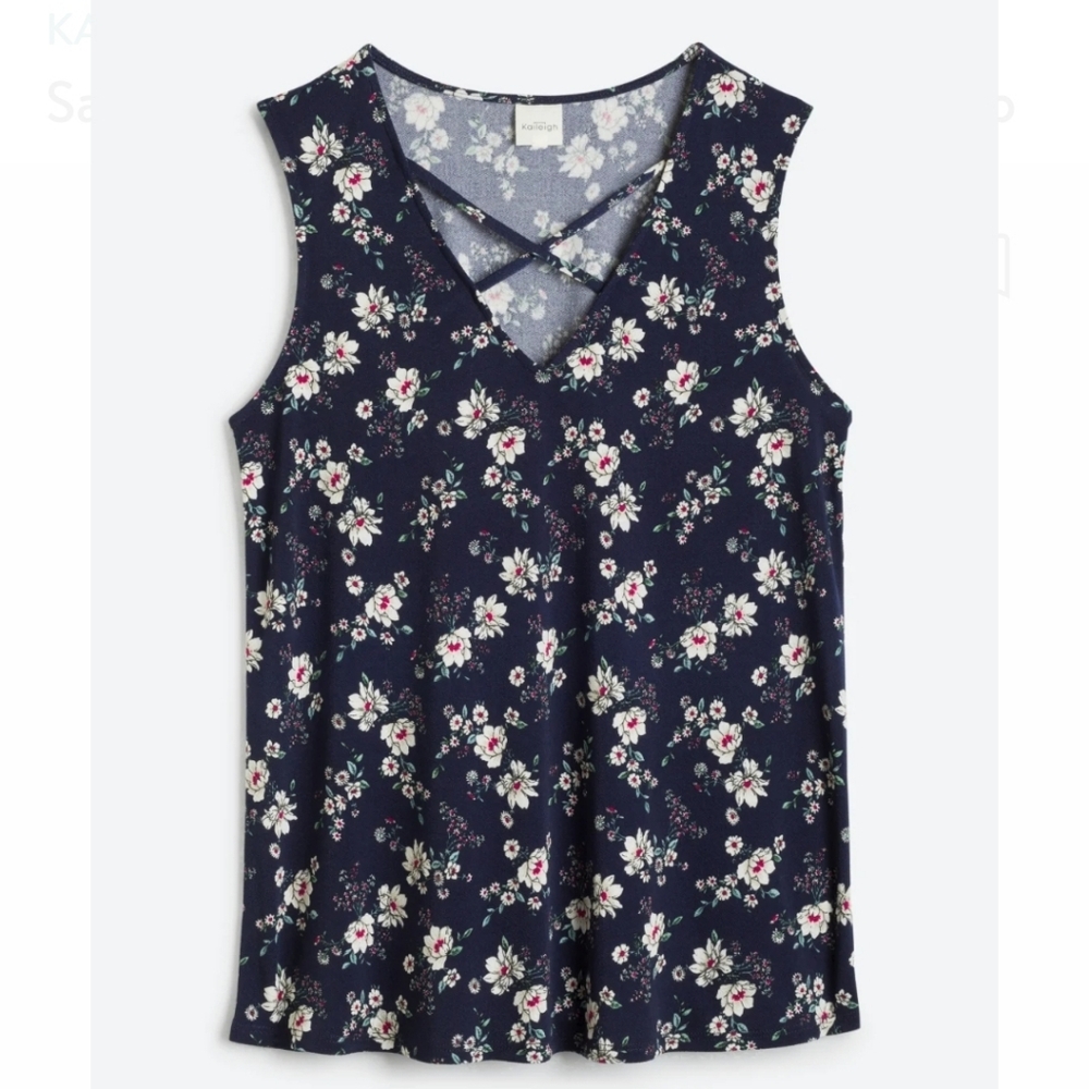 NWOT Kaileigh Sameria Cross Front Knit Top